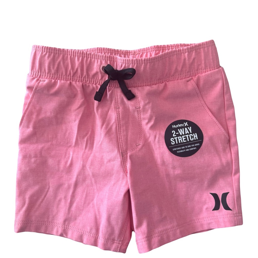 Hurley Boy's 2 Way Stretch Shorts Size 2T Pink
